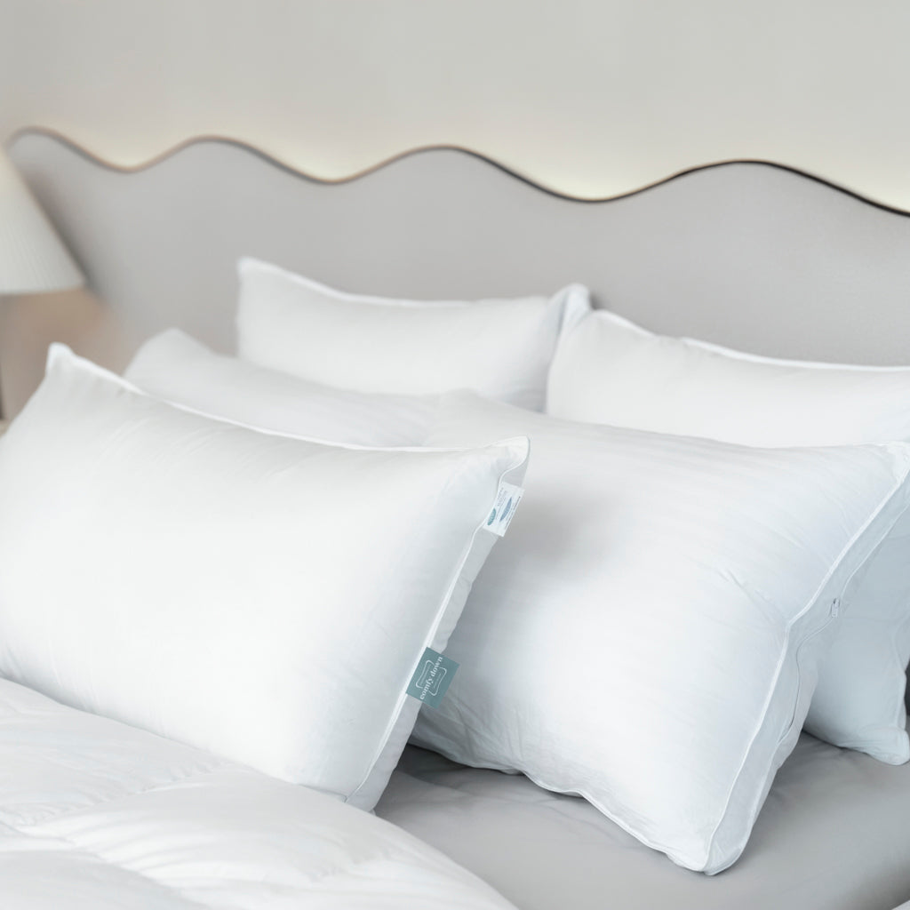 Bliss triple-chamber layered pillow