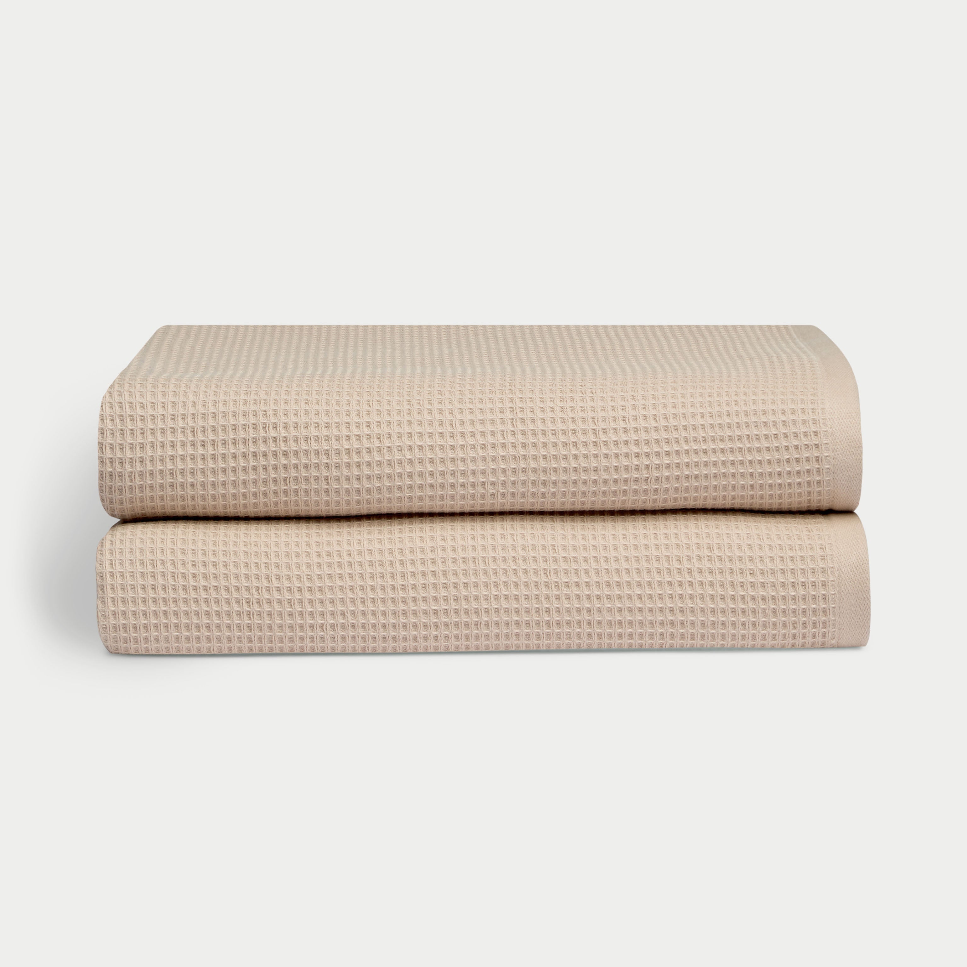 Waffle Bath Sheets - Cotton And Bamboo Blend Bath Sheets
