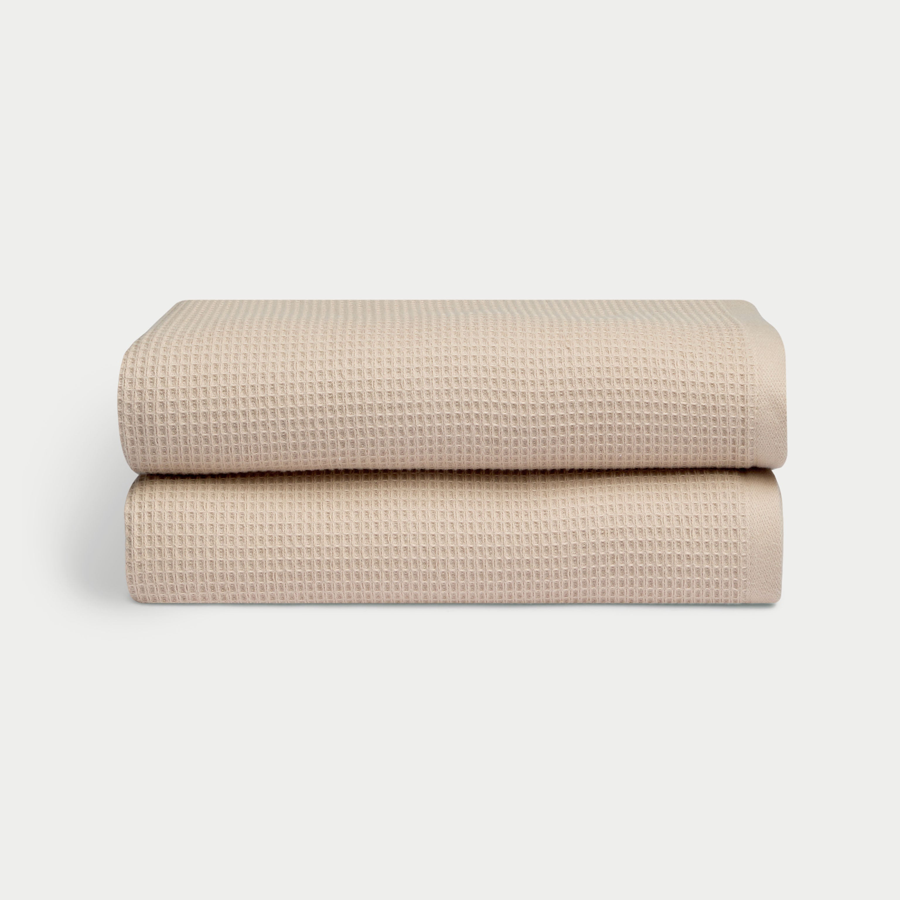 Luxury Bamboo Blend Bath Towels - Waffle Weave
