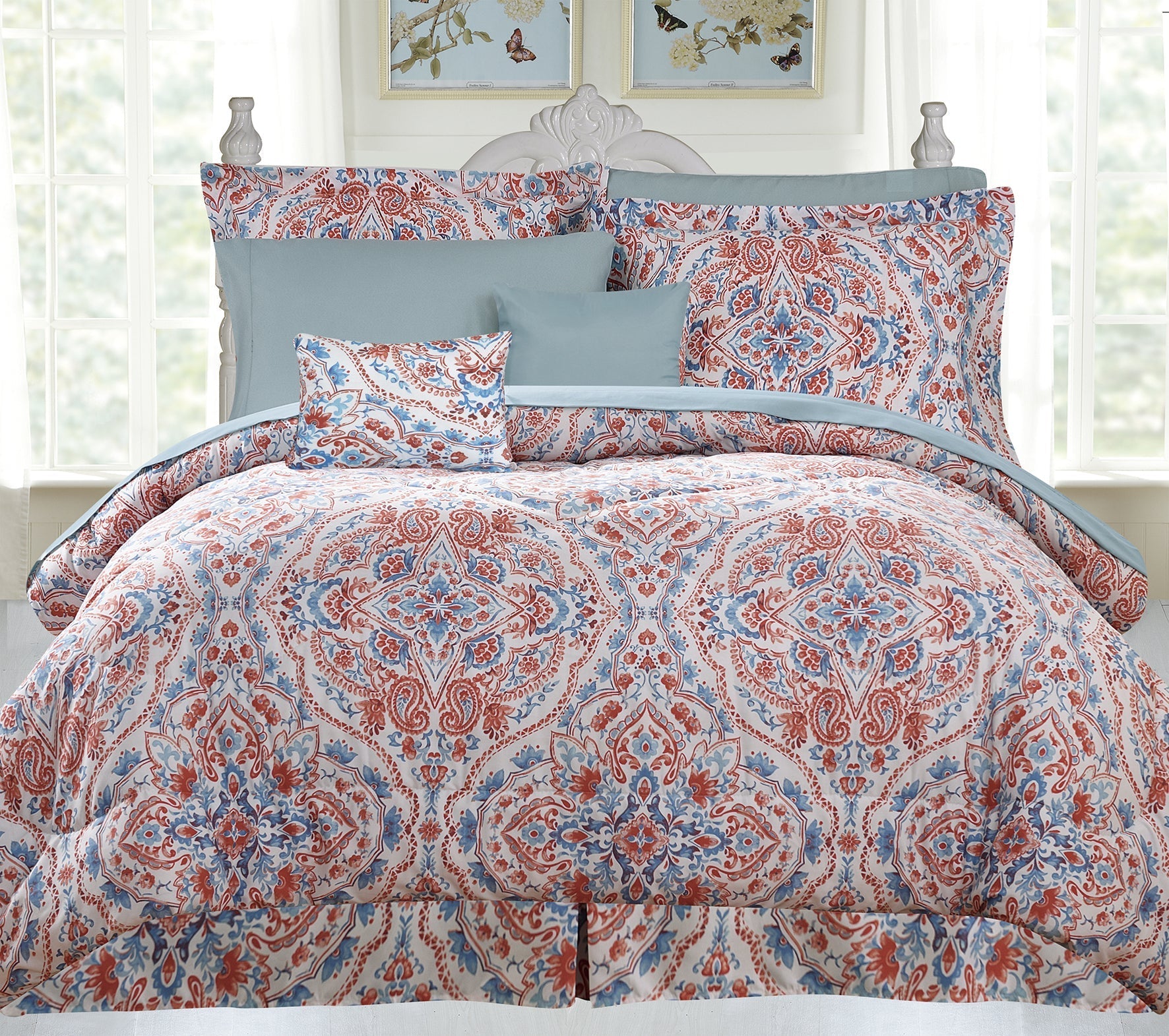 Kathy Ireland 10 Piece Bed in a Bag Set