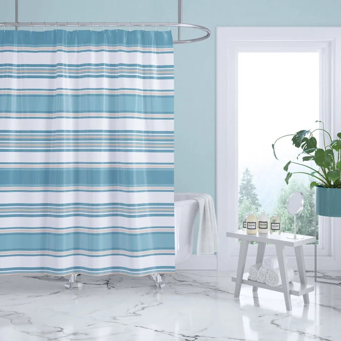 Blue Maui Shower Curtain - Coastal Shower Curtains