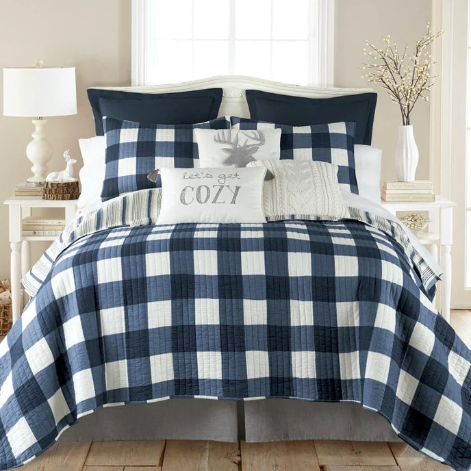 Camden Grey Faux Fur Moose Pillow - Fall Themed Bedding