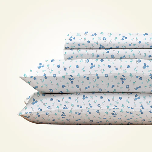 CinchFit American Made Queen 9 Inch Depth Sheet Sets - 400TC Cotton Prints