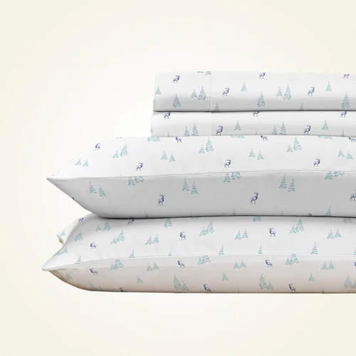 CinchFit American Made Queen 9 Inch Depth Sheet Sets - 400TC Cotton Prints