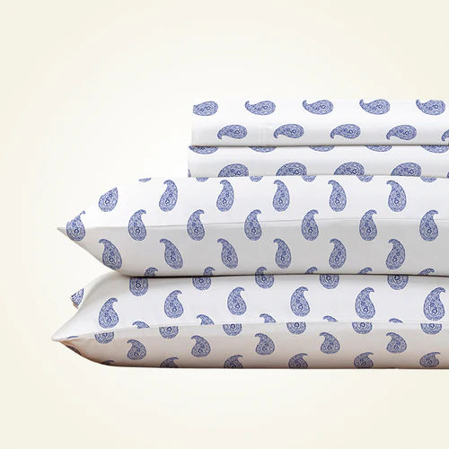 CinchFit American Made Queen 9 Inch Depth Sheet Sets - 400TC Cotton Prints