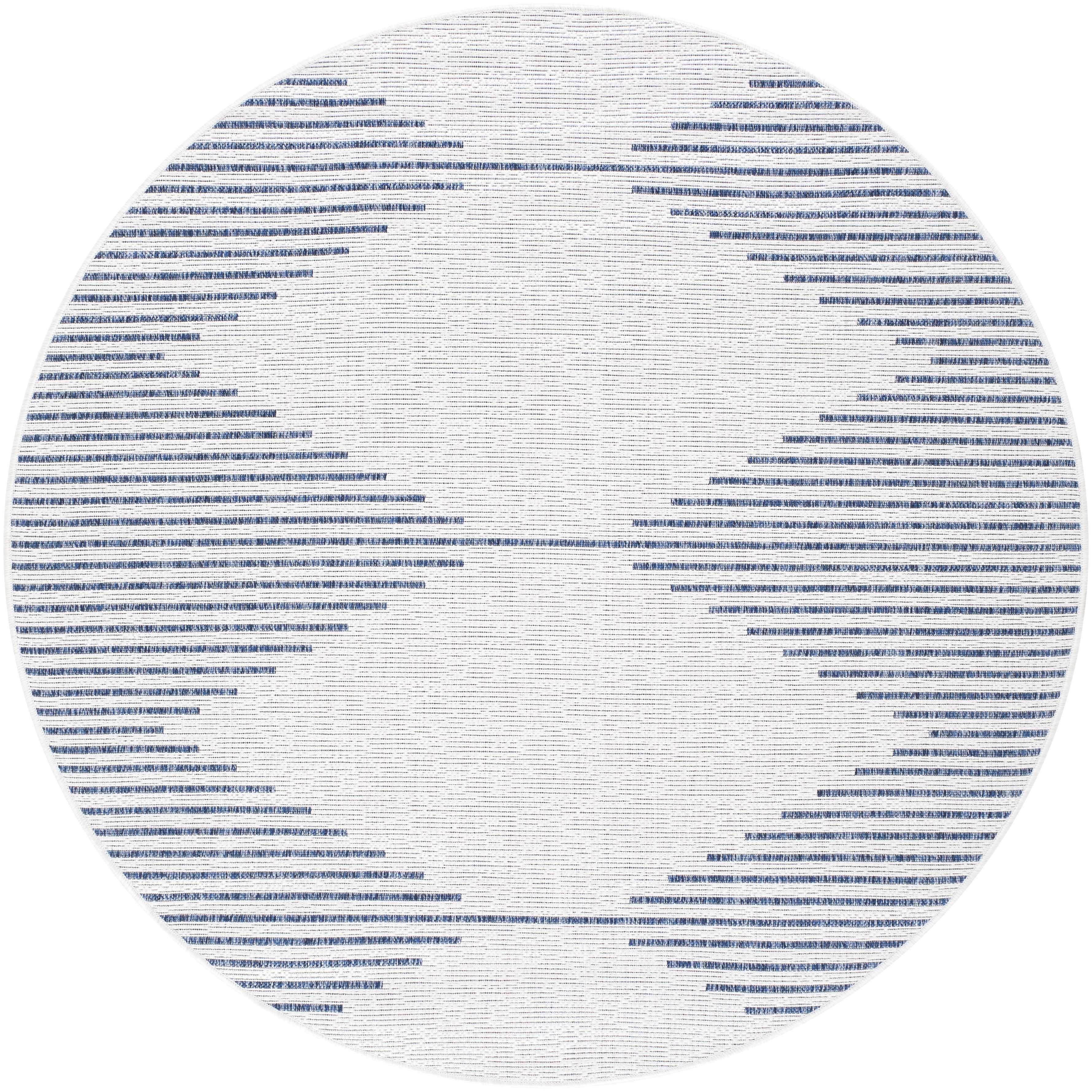 Stephan Blue & Cream Outdoor Rug