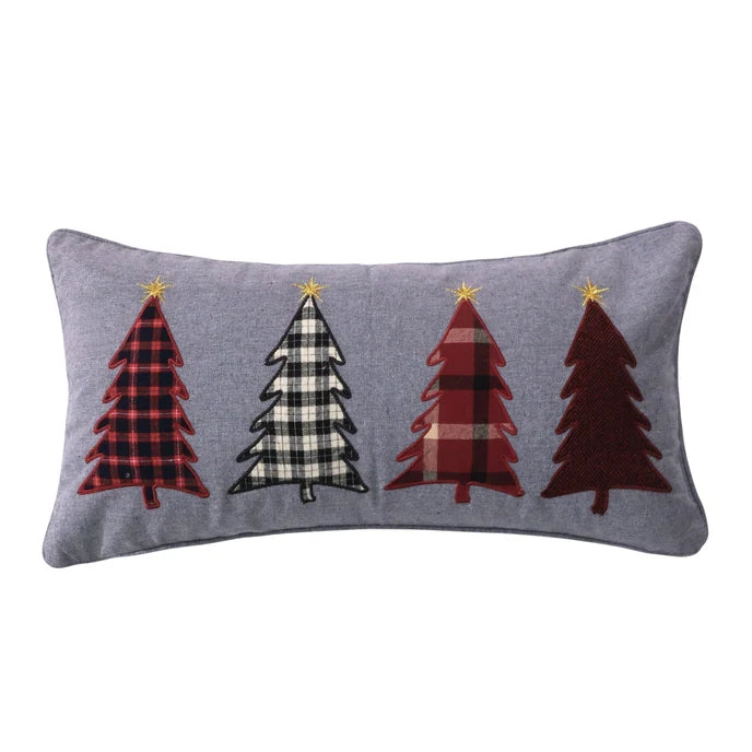Rudolph Christmas Trees Pillow- Christmas Themed Pillows