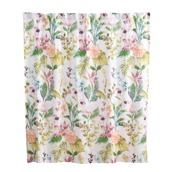 Malana Shower Curtain - Tropical Coastal Shower Curtains