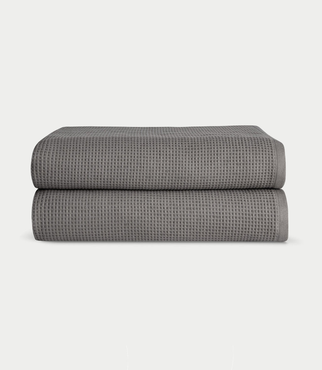 Waffle Bath Sheets - Cotton And Bamboo Blend Bath Sheets