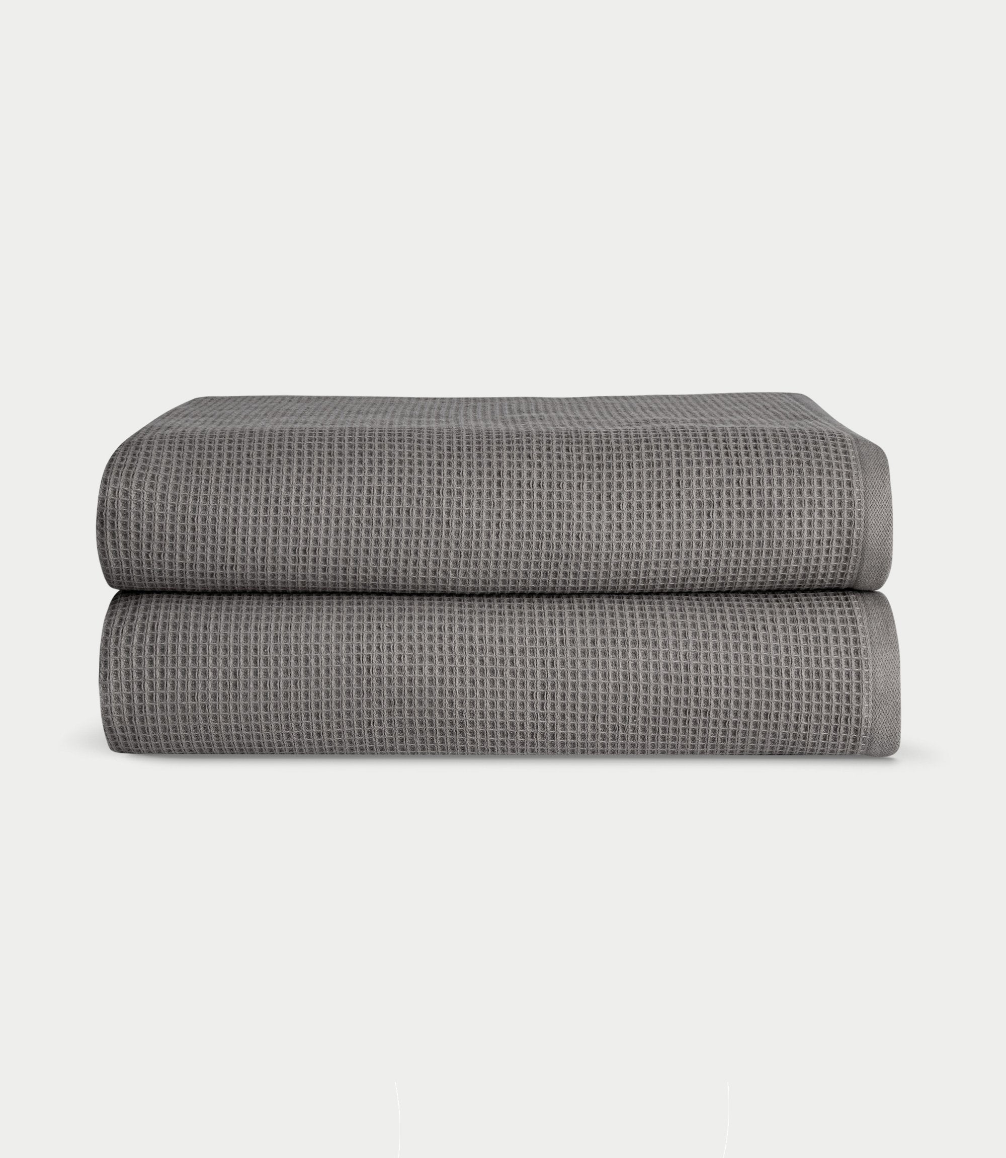 Waffle Bath Sheets - Cotton And Bamboo Blend Bath Sheets