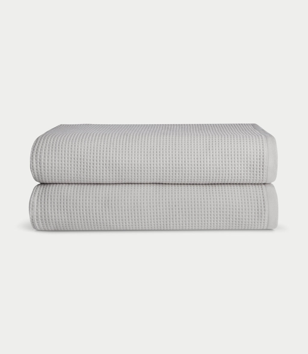 Waffle Bath Sheets - Cotton And Bamboo Blend Bath Sheets