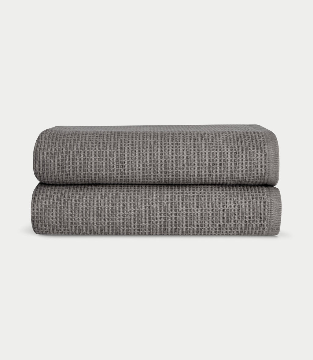 Luxury Bamboo Blend Bath Towels - Waffle Weave