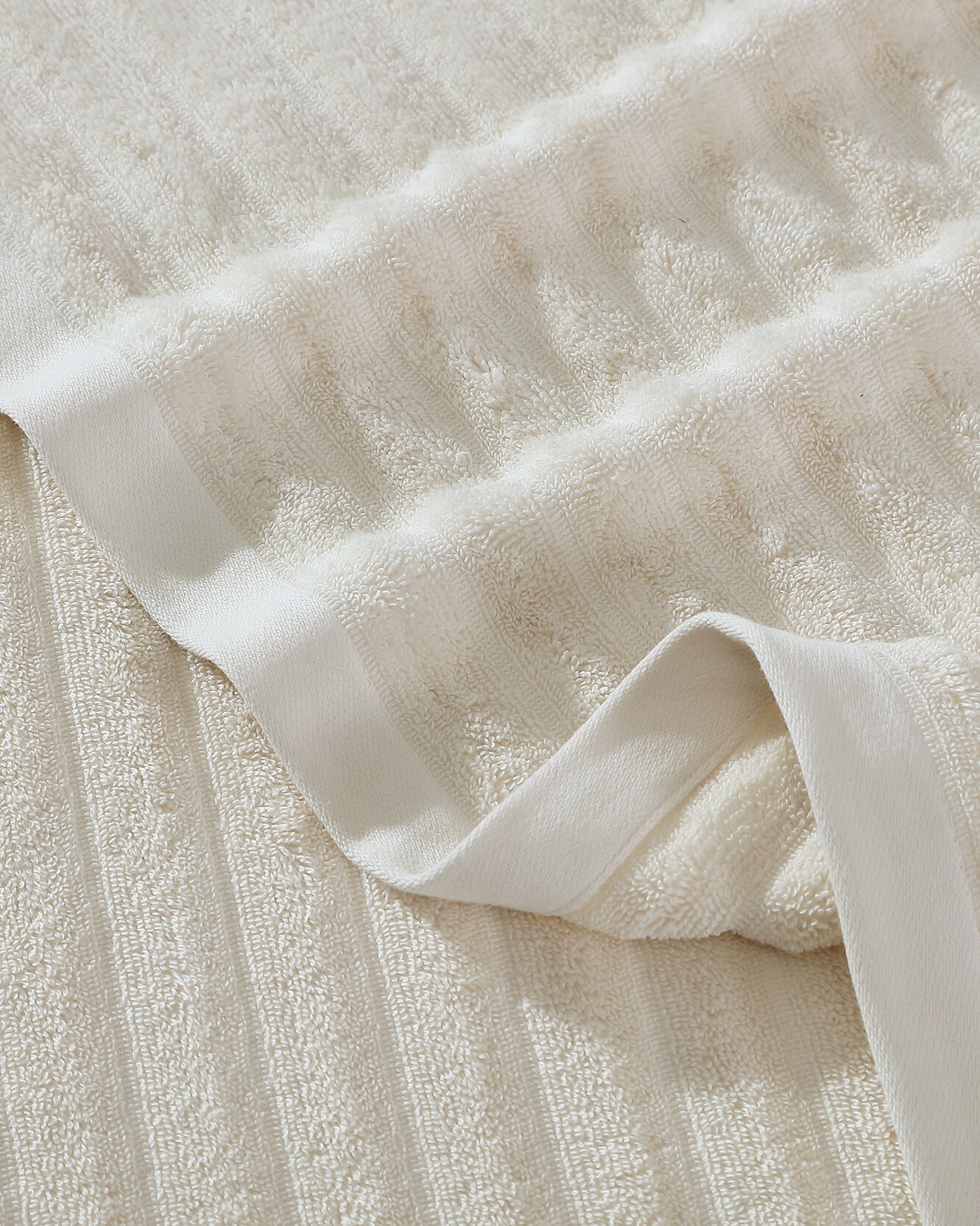Luxury Turkish Cotton Rib Towel Set