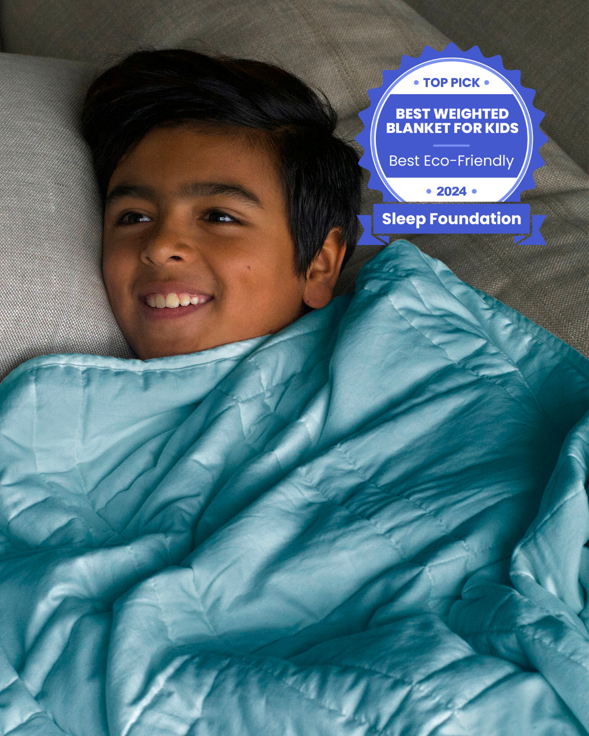 Soft Luxurious Weighted Mini Throw Blanket 100% Cotton