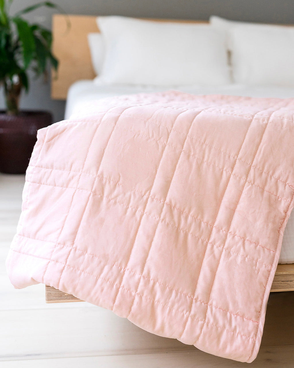 The Mini Blanket 100% Cotton Weight Blanket - Quahog Bay Bedding