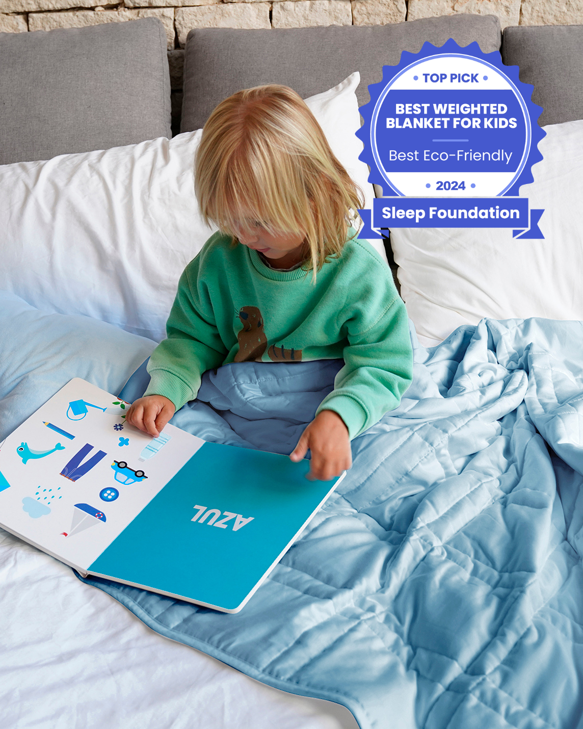 Soft Luxurious Weighted Mini Throw Blanket 100% Cotton