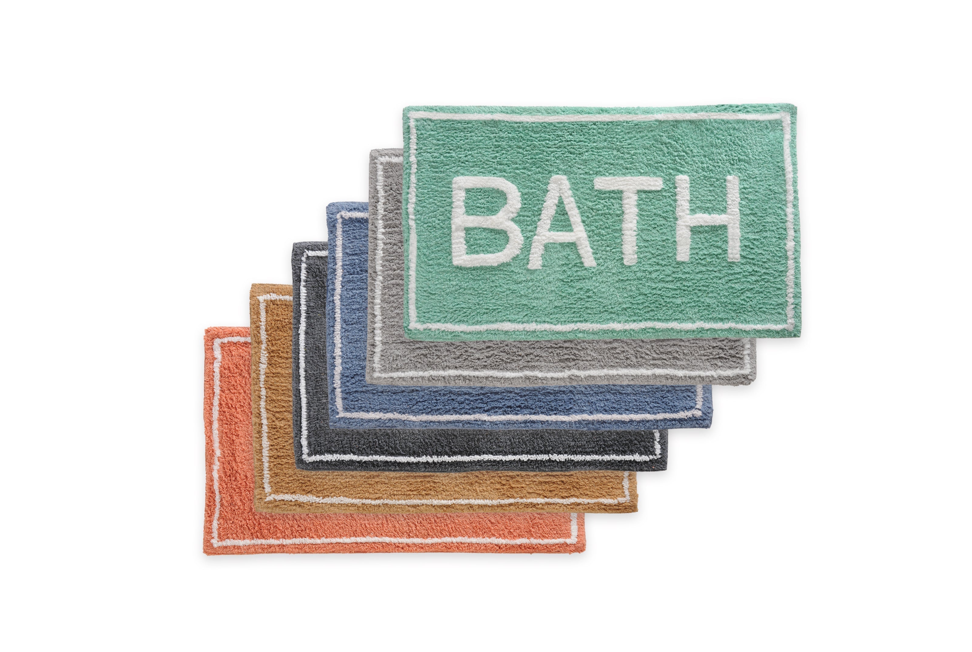 ST Mary¡¯s 2 Piece 100% Cotton Tufted Bath Rug Set with Latex Backing