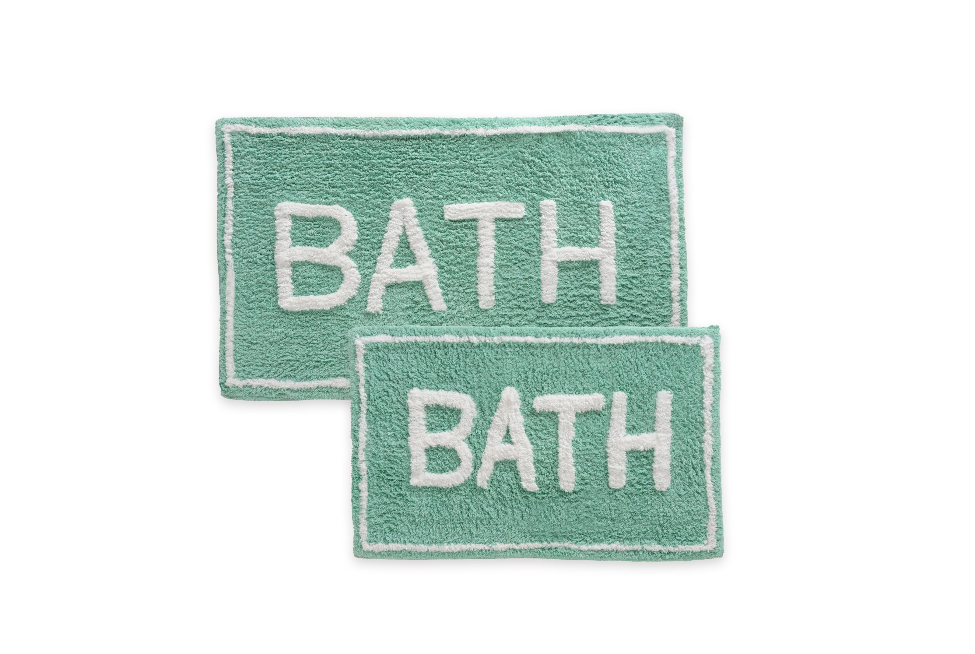 ST Mary¡¯s 2 Piece 100% Cotton Tufted Bath Rug Set with Latex Backing