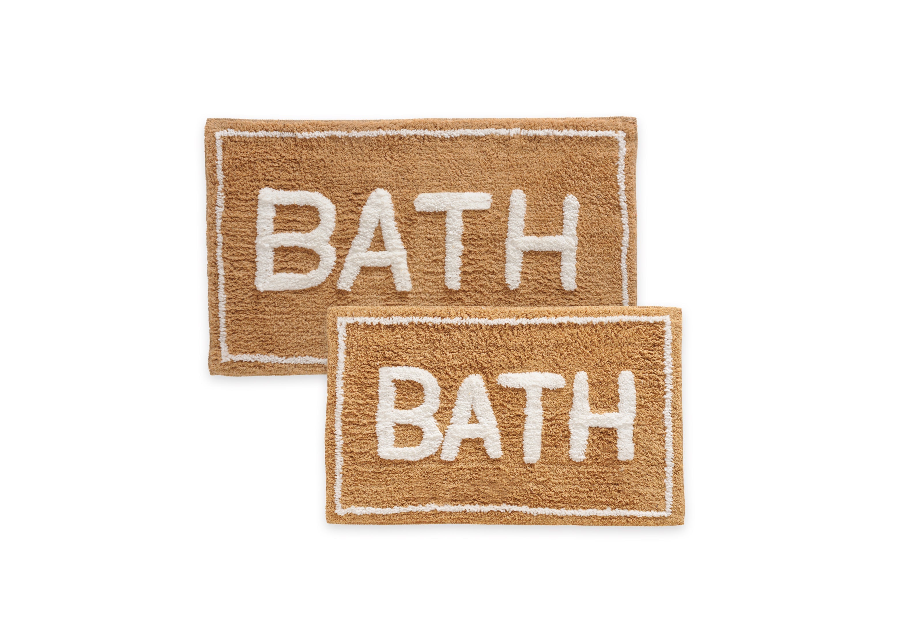 ST Mary¡¯s 2 Piece 100% Cotton Tufted Bath Rug Set with Latex Backing