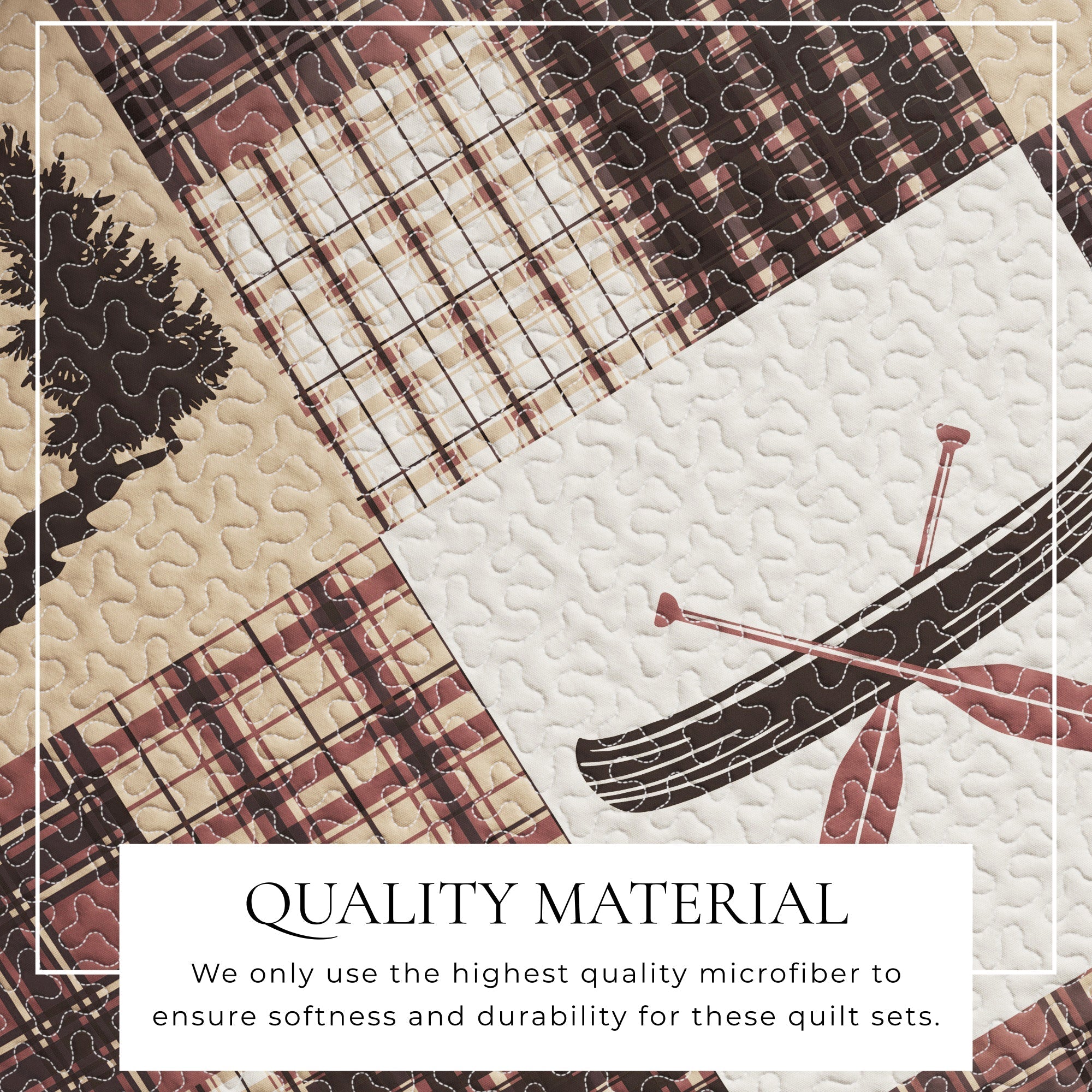 Redwood Lodge 3 Piece Quilt Set - Fall Quilts