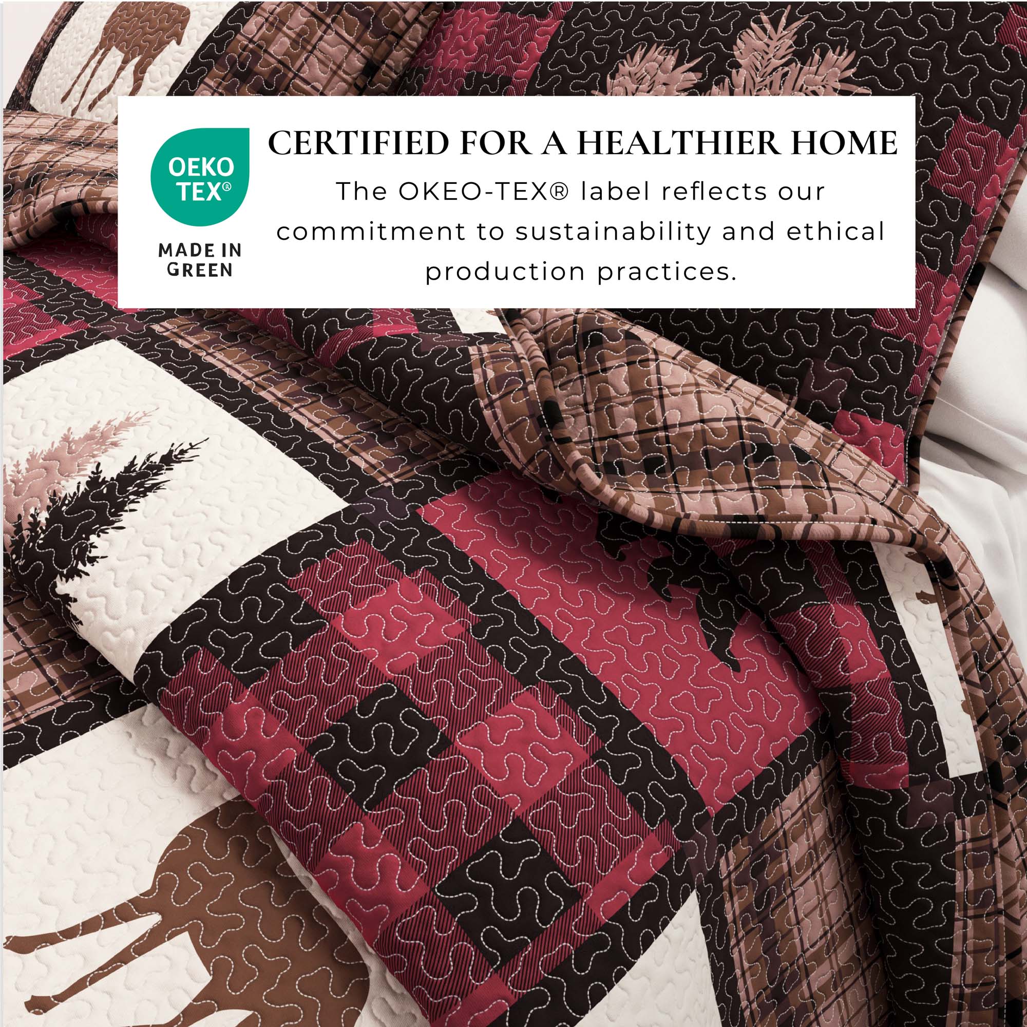 "Lodge Quilt - Deer, Bear and Tree Themed Quilts"