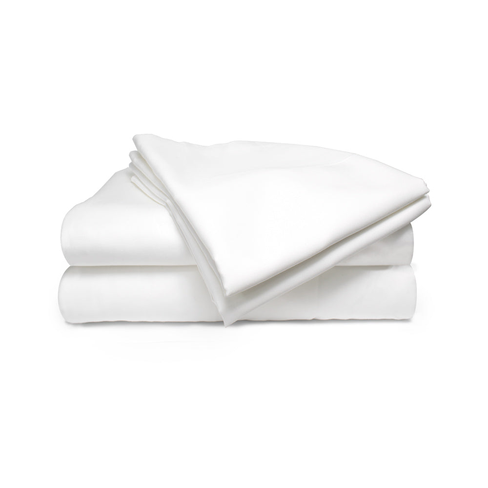 CinchFit American Made Split Top King Sheets - No Tear 650TC Cotton Blend Sheets