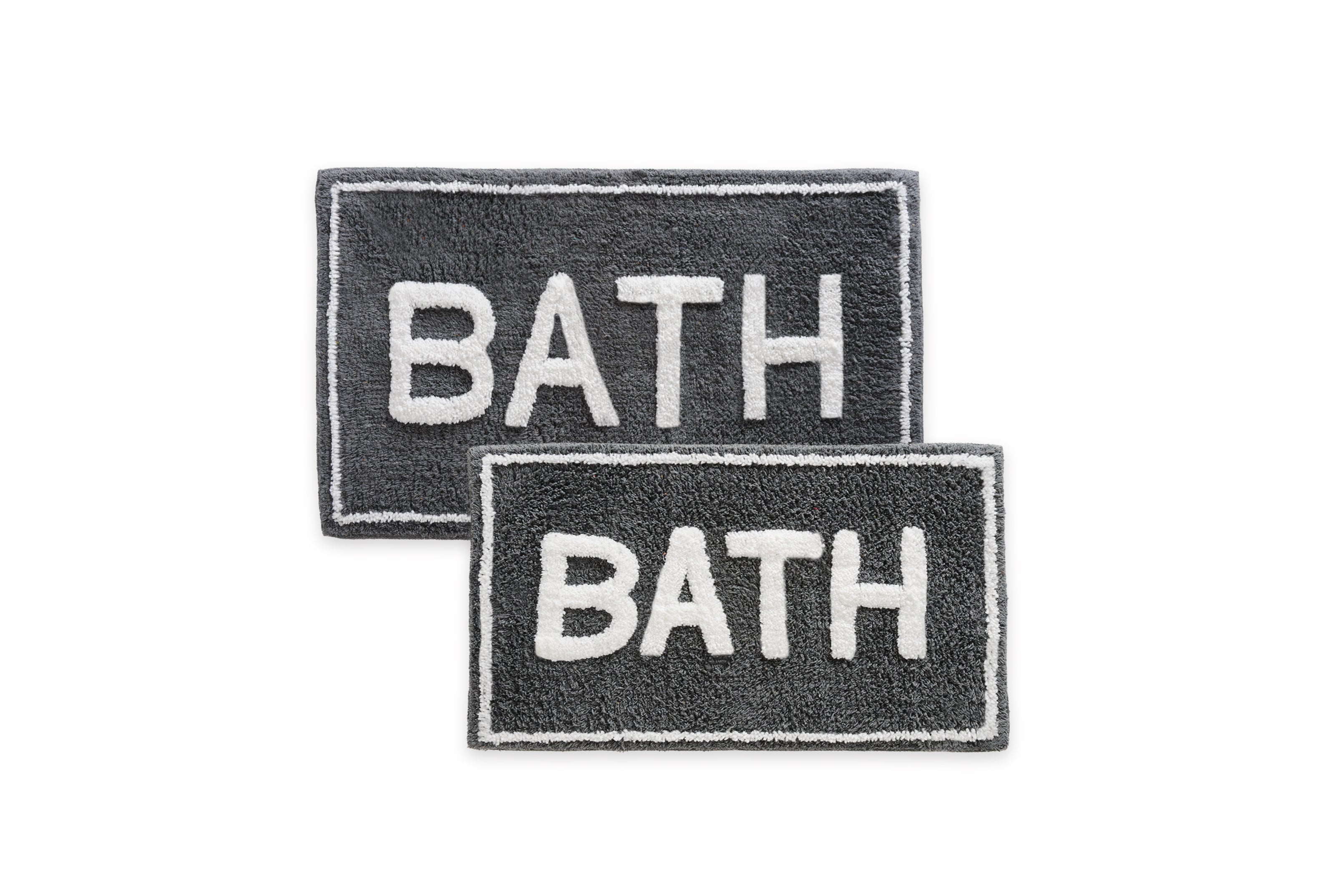 ST Mary¡¯s 2 Piece 100% Cotton Tufted Bath Rug Set with Latex Backing