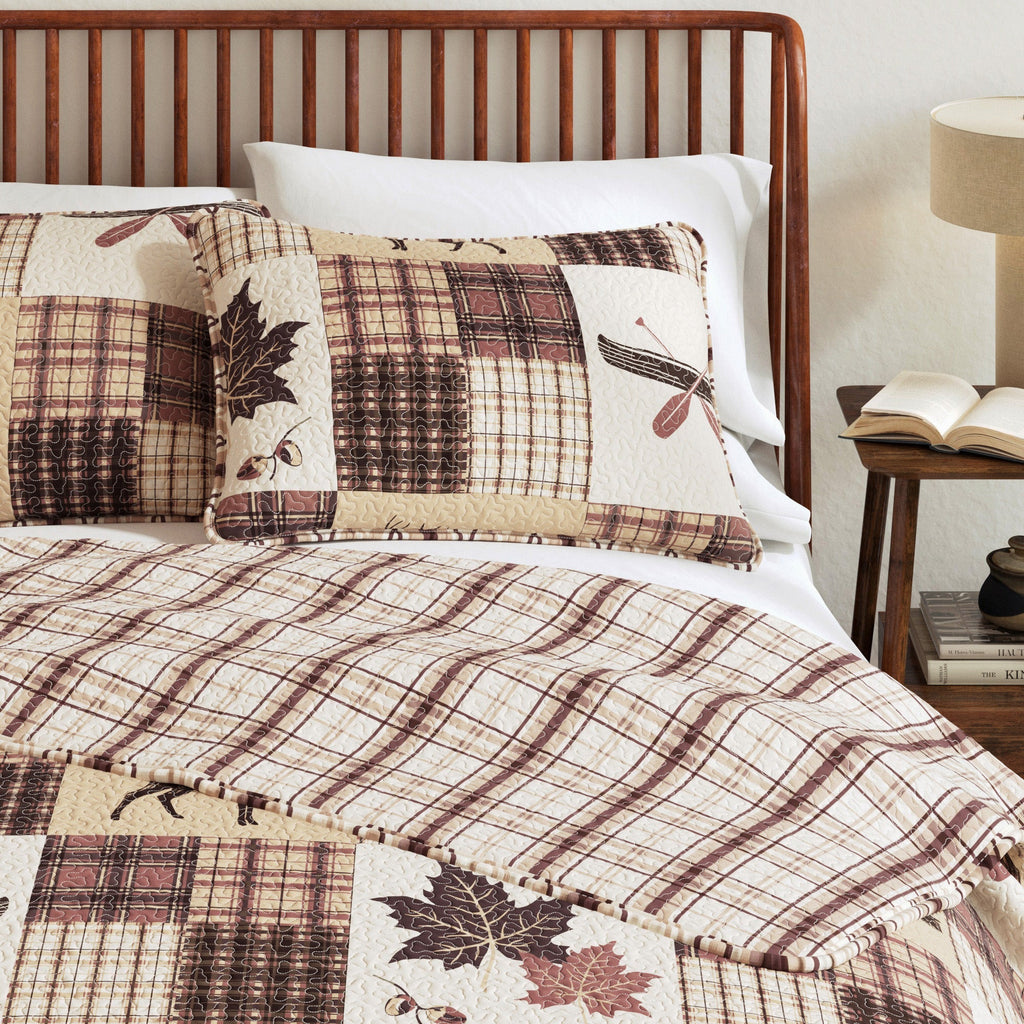 Redwood Lodge 3 Piece Quilt Set - Fall Quilts