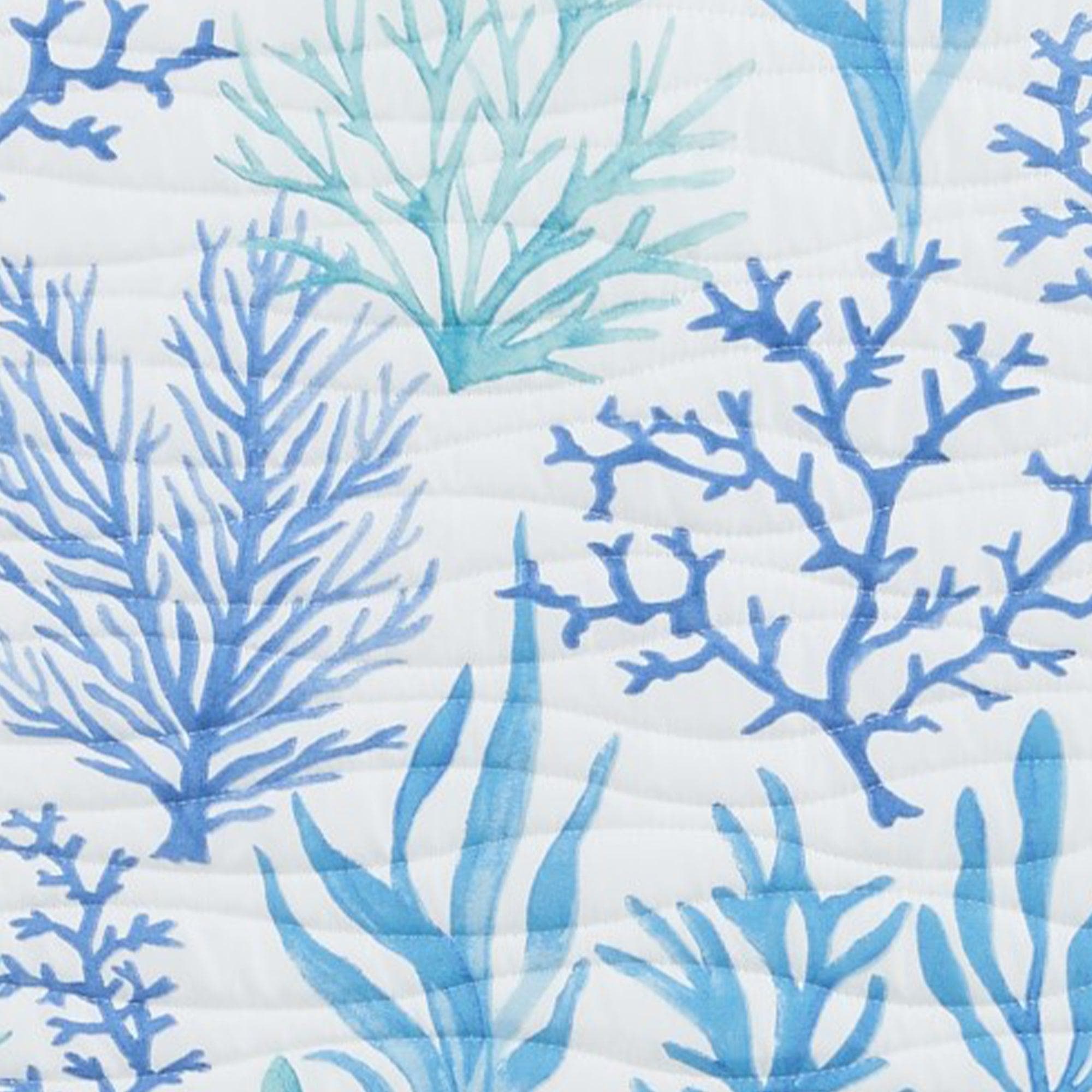 Universal V Berth Coastal Coral Quilt Set 3PC Boat Bedding Set