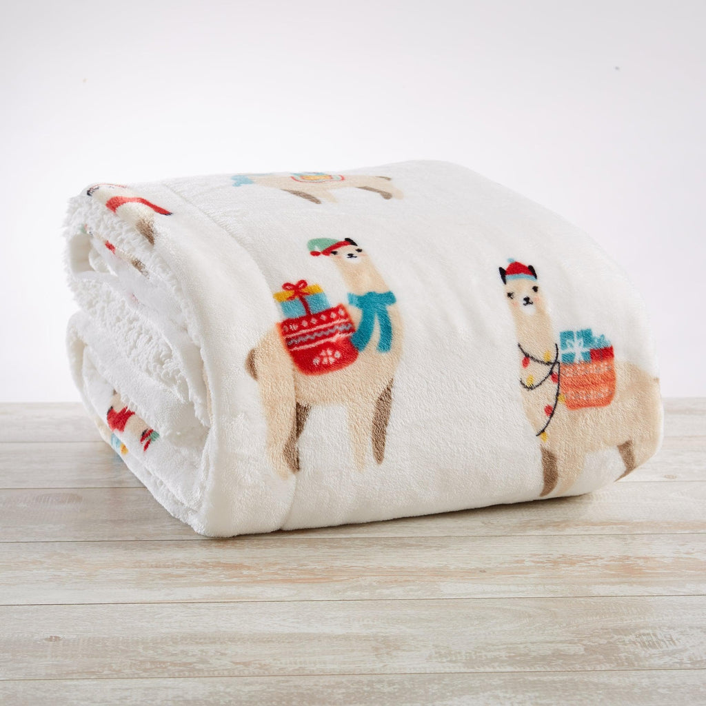 Christmas Sherpa Throw Blankets - Christmas Themed Quilts