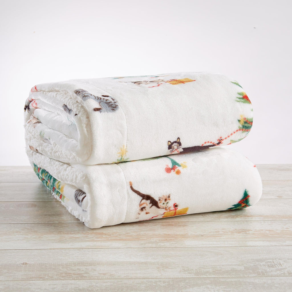 Christmas Sherpa Throw Blankets - Christmas Themed Quilts
