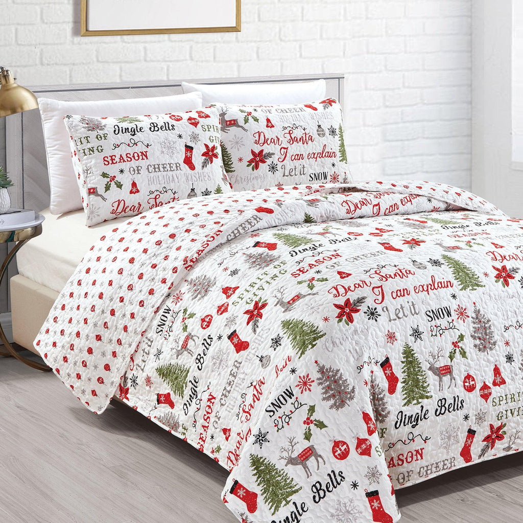 Christmas Quilt Set - Get Ready For The Holidays! Christmas Quilts