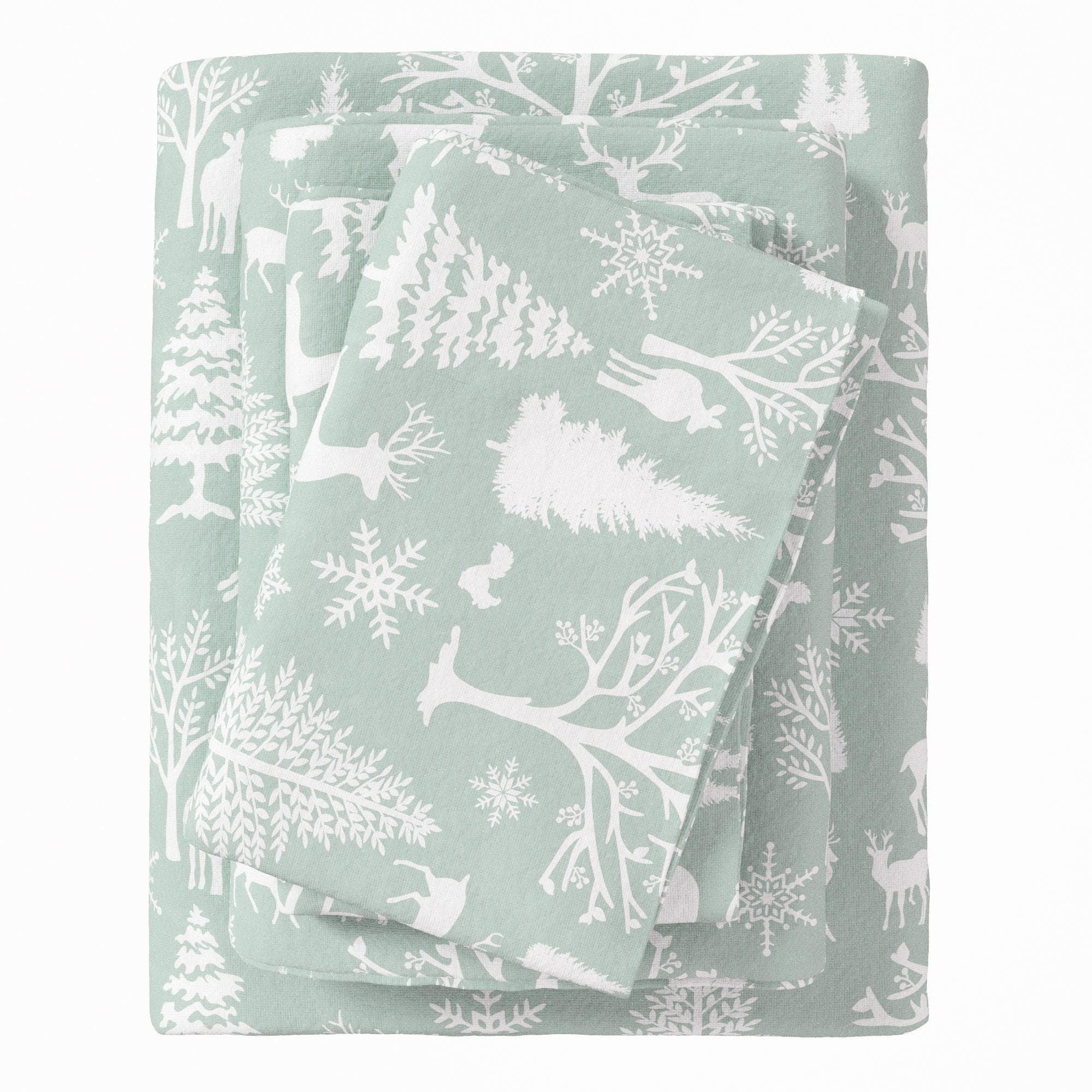 4-Piece Turkish Cotton Flannel Sheet - Fall & Christmas Sheets