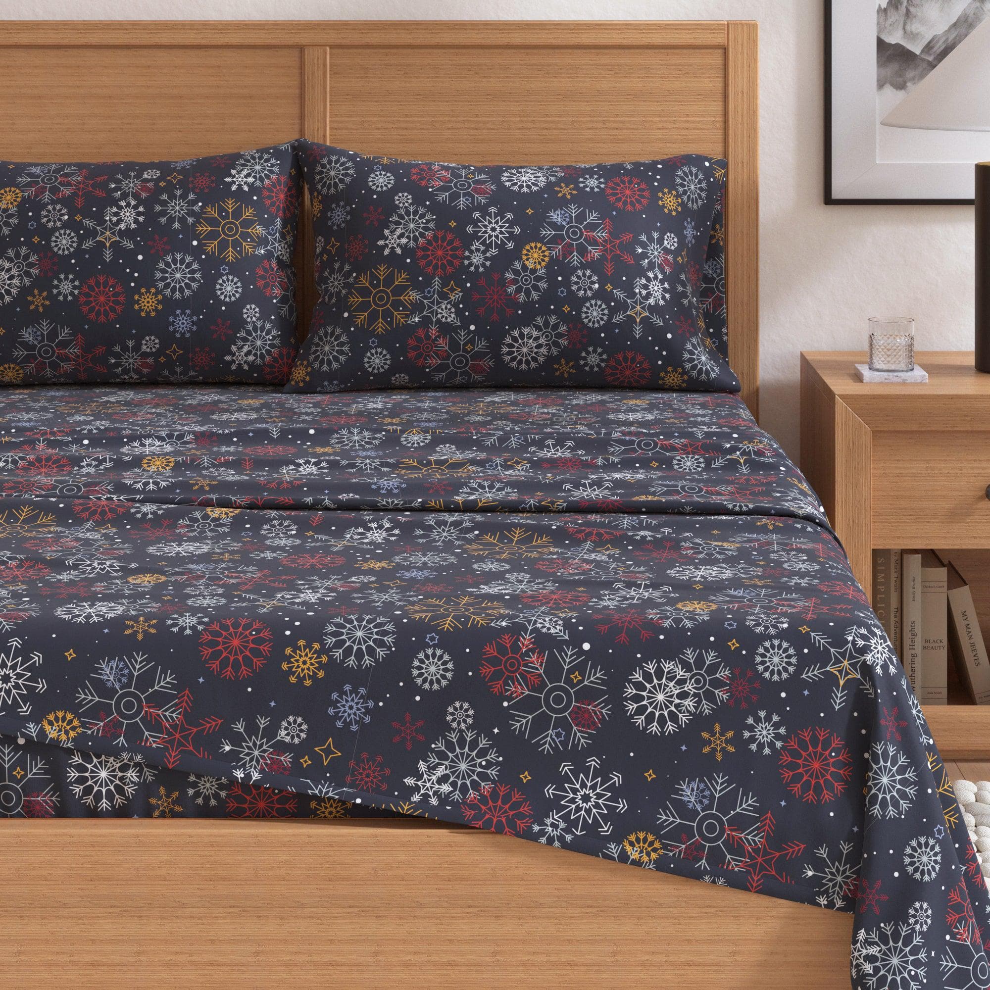 4-Piece Turkish Cotton Flannel Sheet - Fall & Christmas Sheets