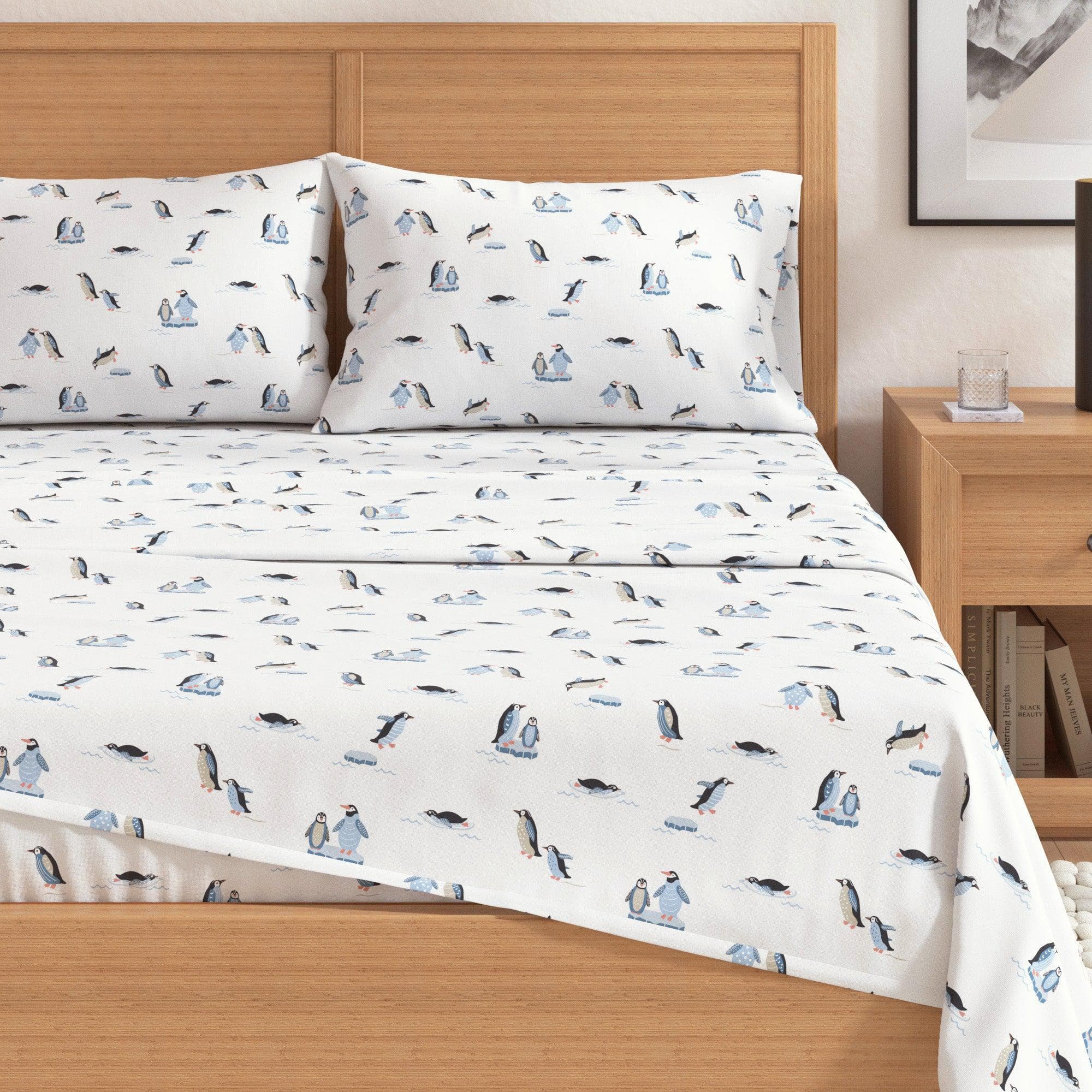 4-Piece Turkish Cotton Flannel Sheet - Fall & Christmas Sheets