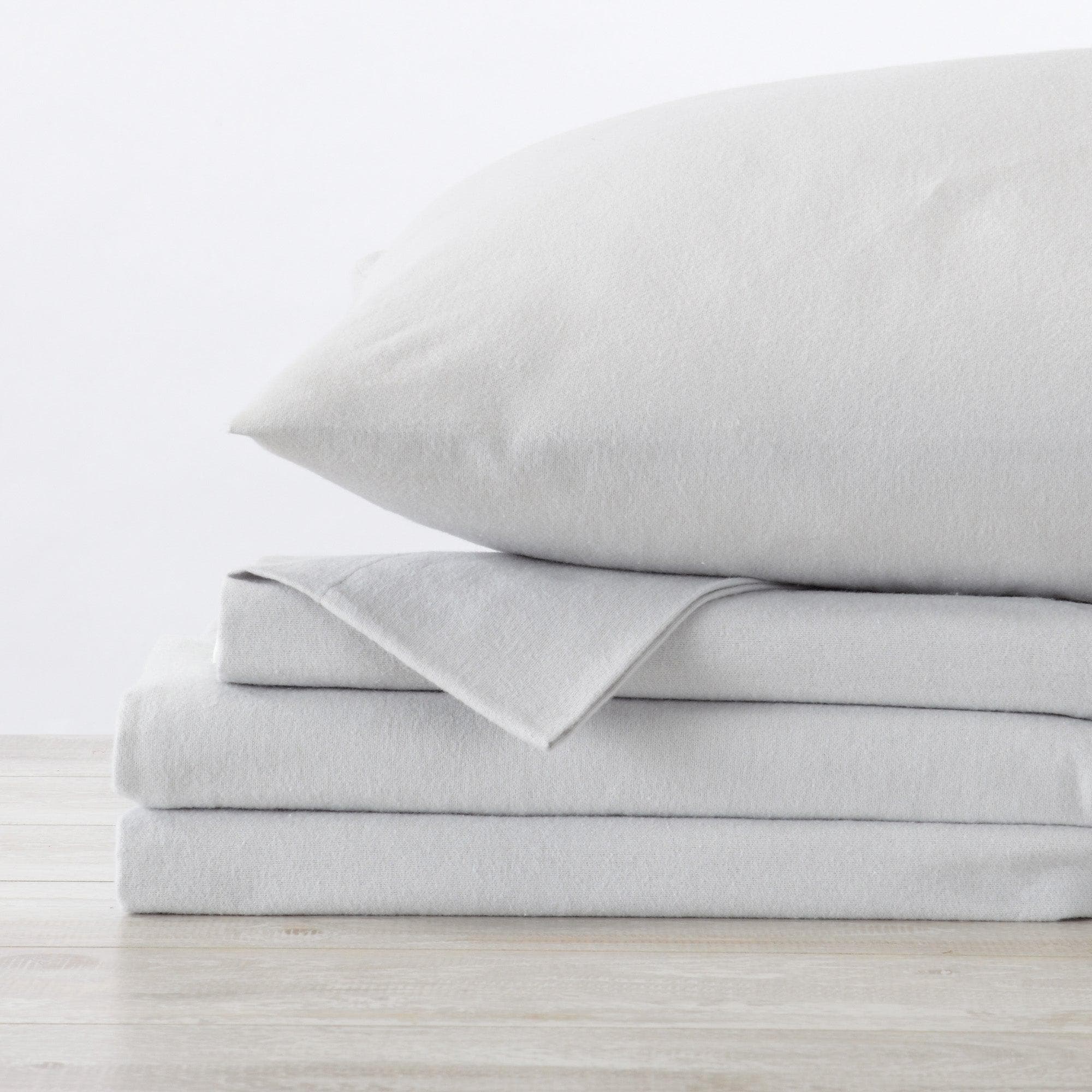 Turkish Cotton Flannel Sheets - Solid Colors