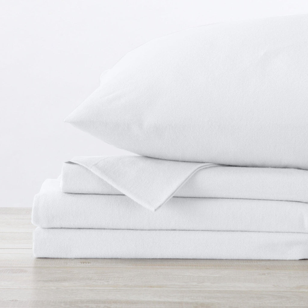 Turkish Cotton Flannel Sheets - Solid Colors
