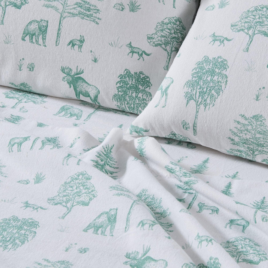 4-Piece Turkish Cotton Flannel Sheet - Fall & Christmas Sheets