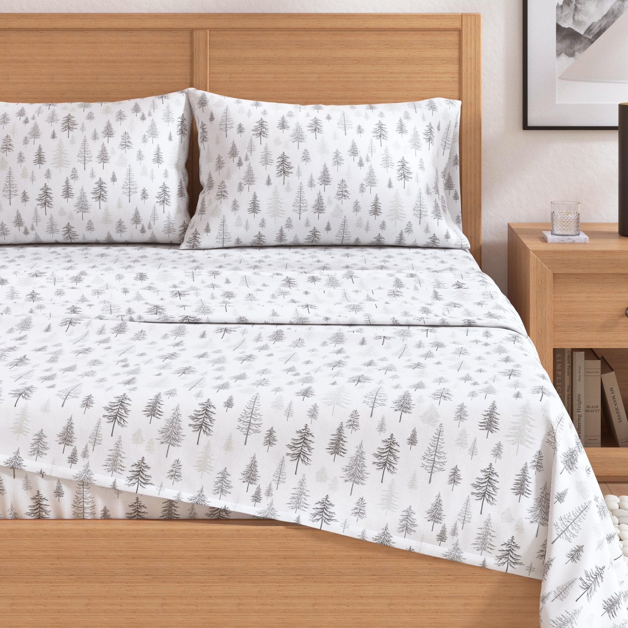 4-Piece Turkish Cotton Flannel Sheet - Fall & Christmas Sheets