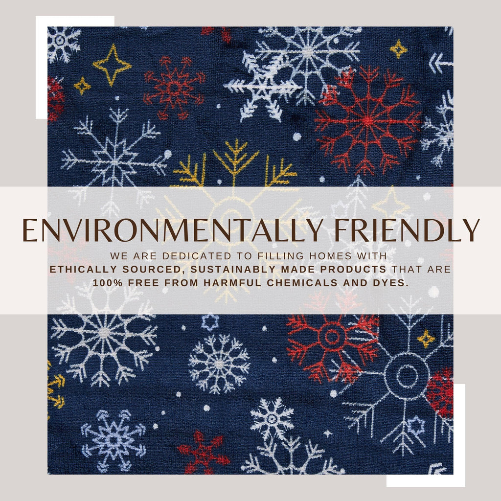 Christmas Sherpa Throw Blanket - Festive Christmas Themed Bedding