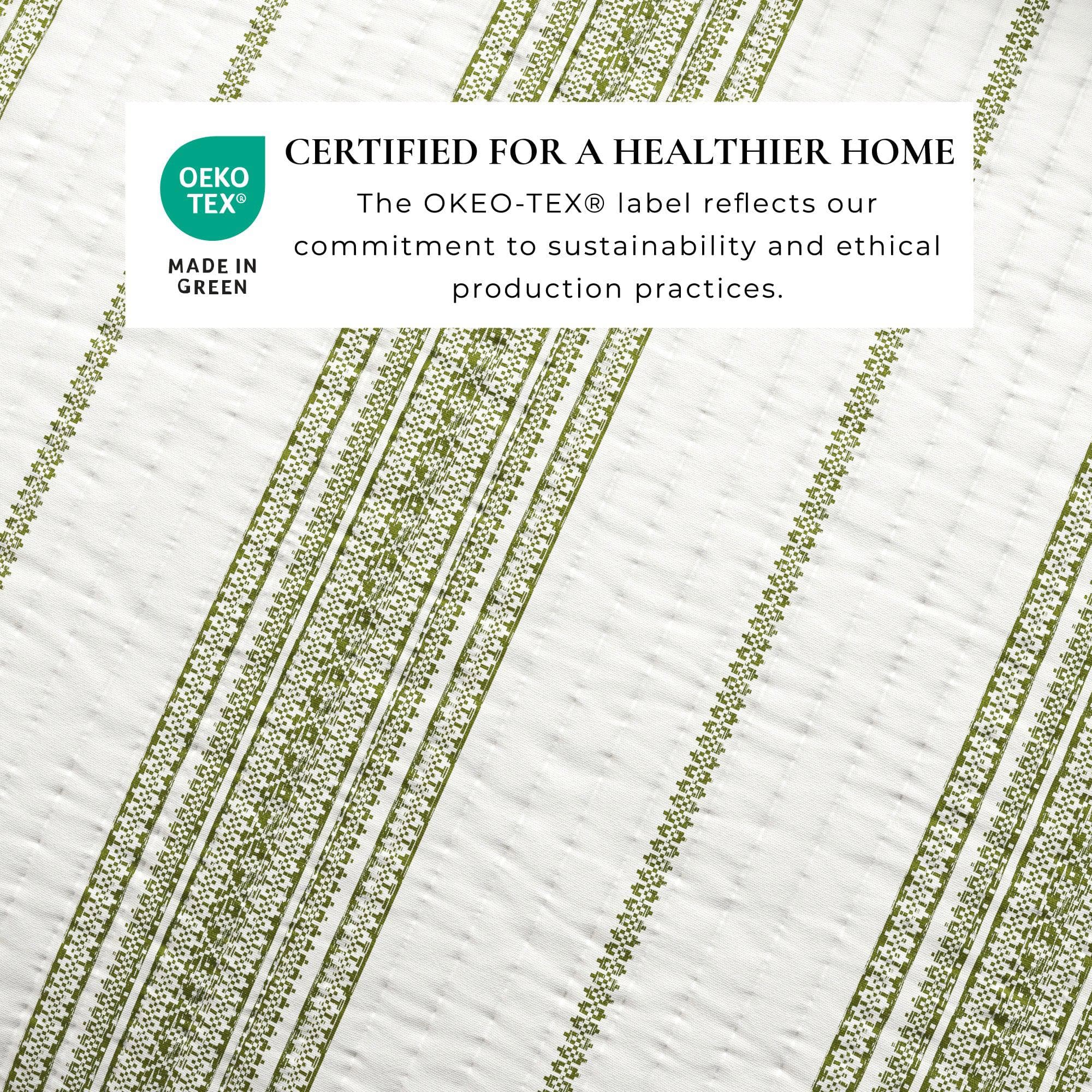"Coastal Stripe Quilt - White Quilt With Navy, Red, Green Or Grey Stripes"