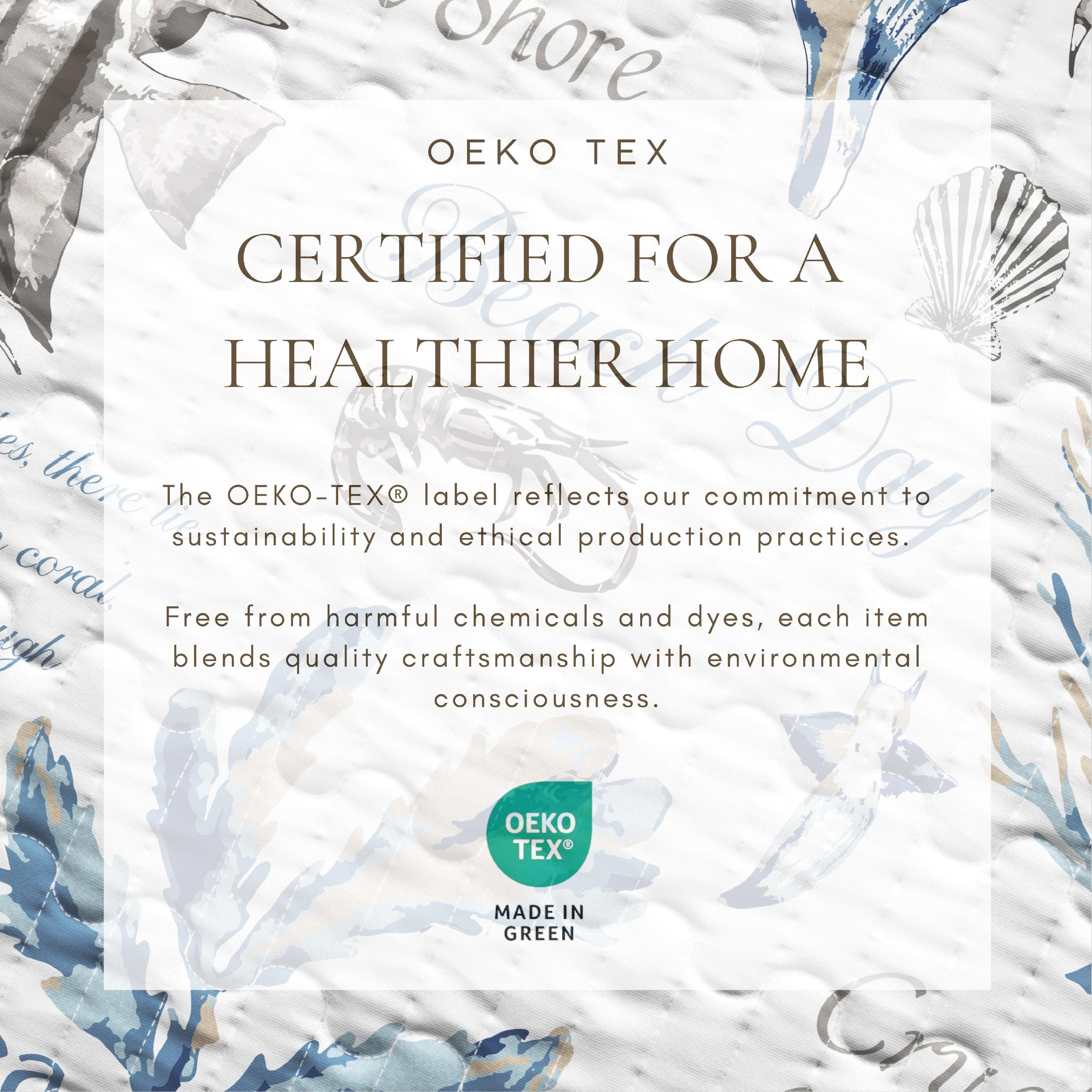 Stripe & Ocean Story Coastal Quilt Set - Coastal Blue Bedding Sets