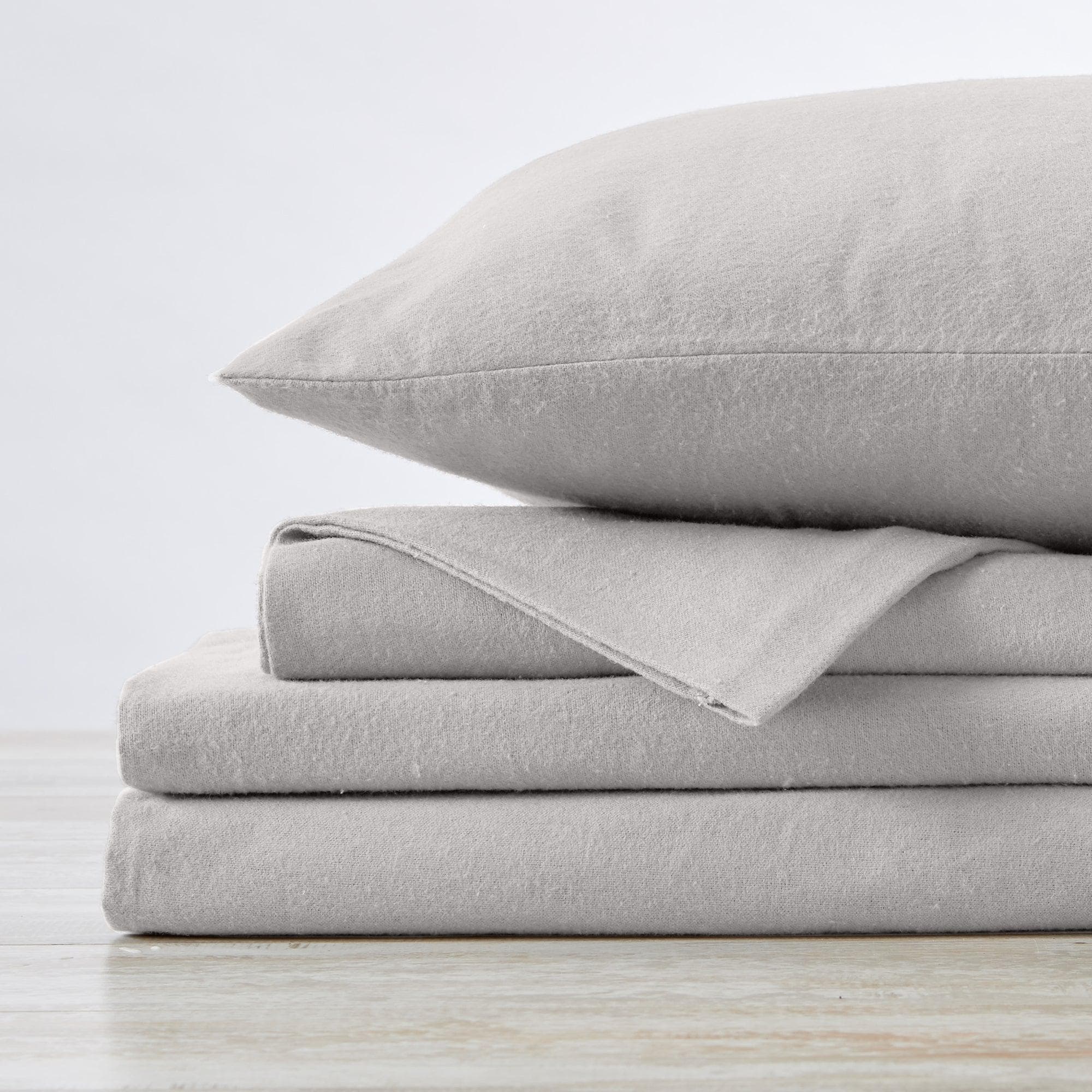 Turkish Cotton Flannel Sheets - Solid Flannel Sheet Sets - Solid Colors