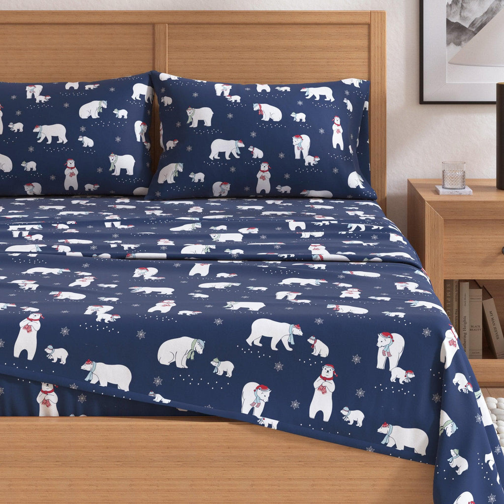 4-Piece Turkish Cotton Flannel Sheet - Fall & Christmas Sheets