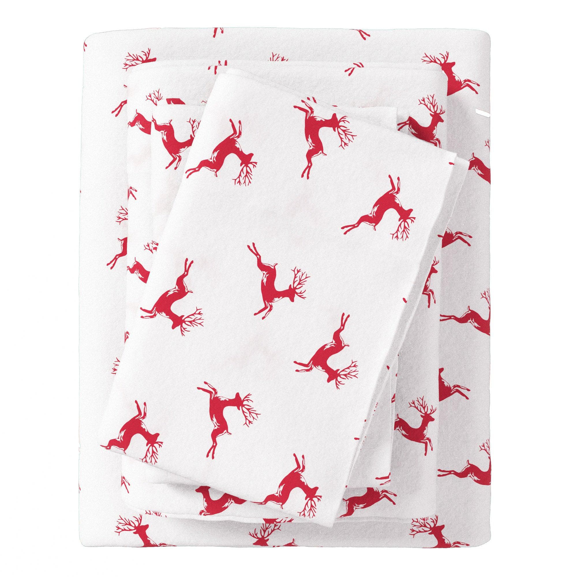 4-Piece Turkish Cotton Flannel Sheet - Fall & Christmas Sheets
