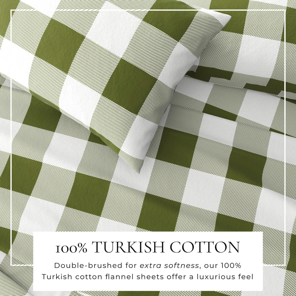 Turkish Cotton Flannel Sheets - Fall & Christmas Themed Flannel Sheets