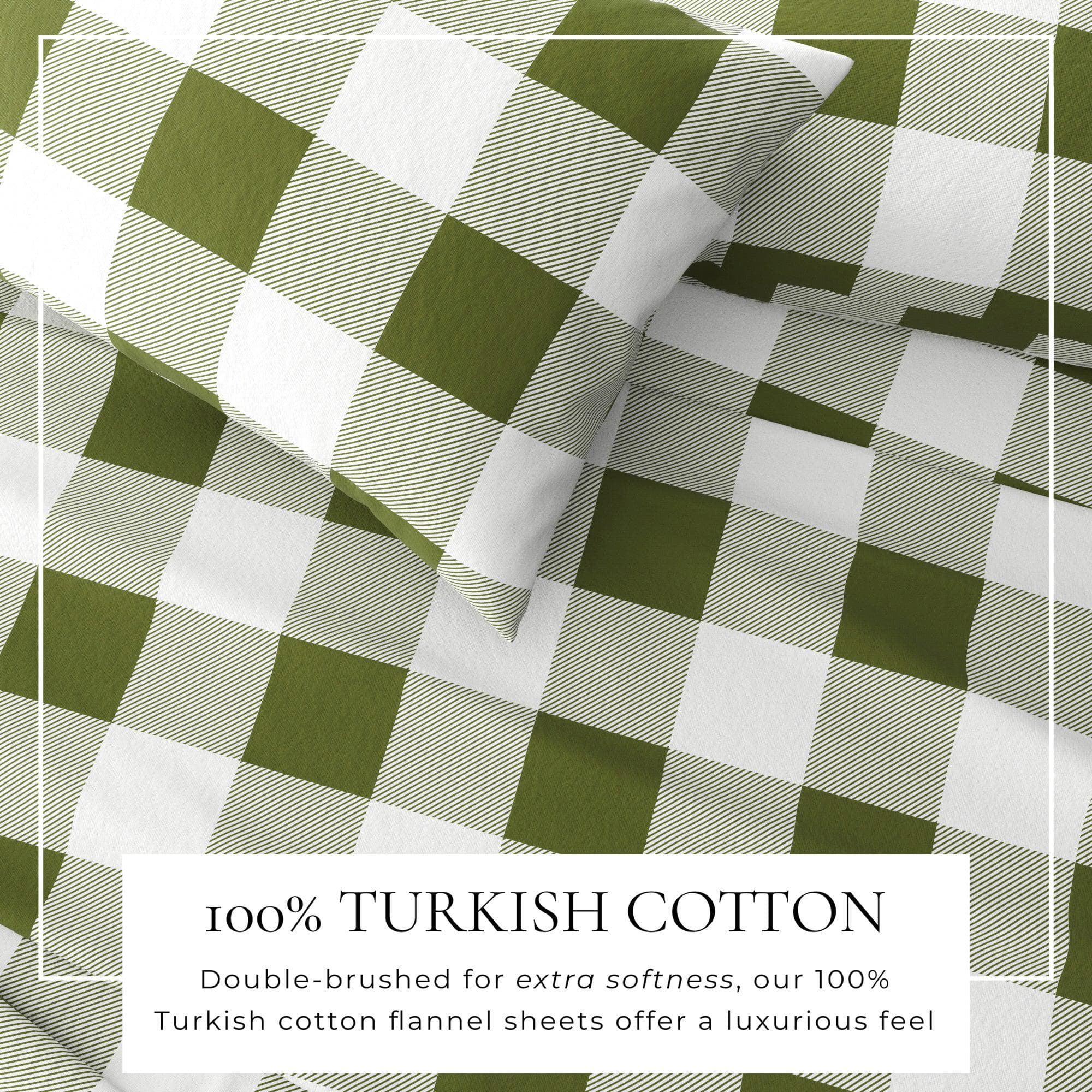 Turkish Cotton Flannel Sheets - Fall & Christmas Themed Flannel Sheets