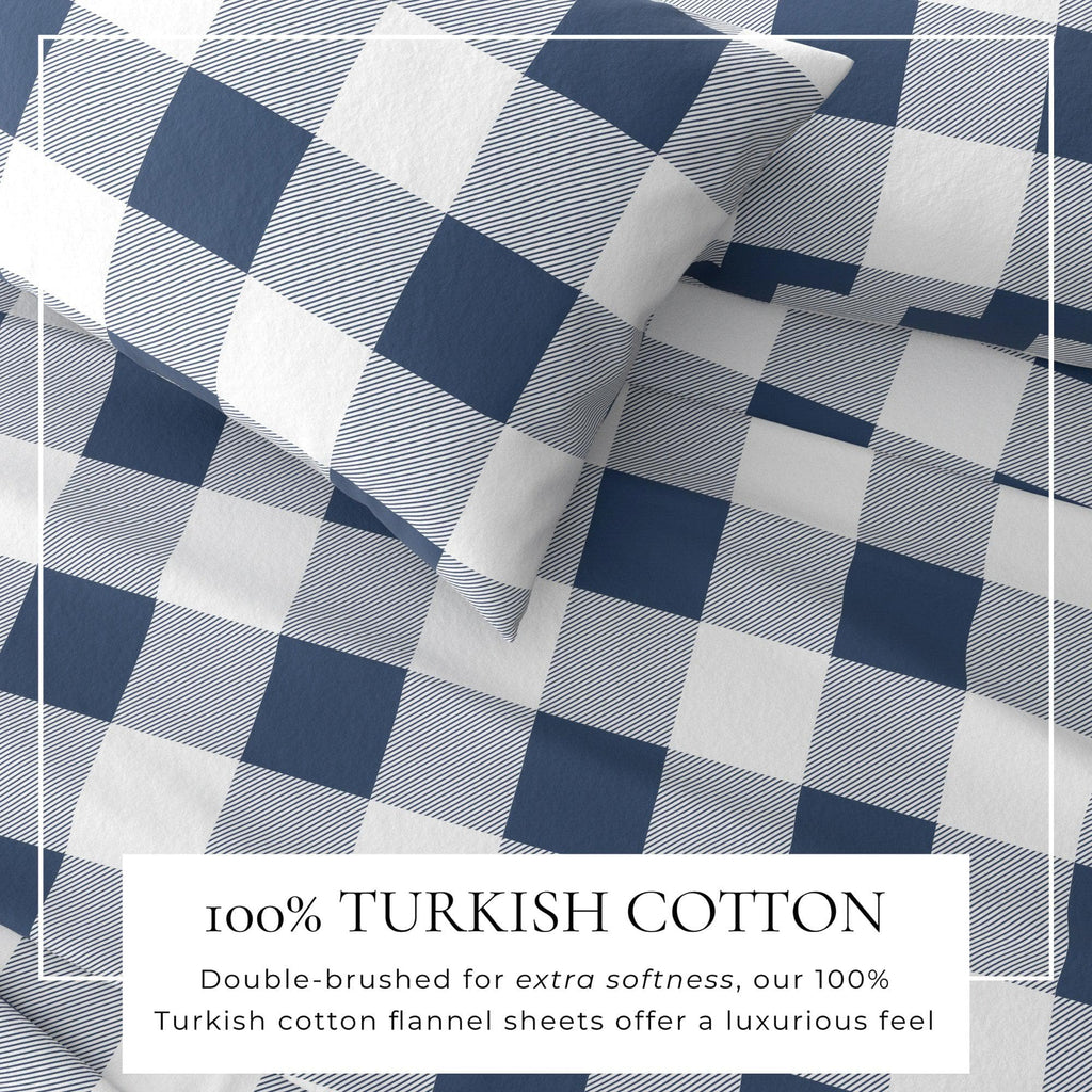 Turkish Cotton Flannel Sheets - Fall & Christmas Themed Flannel Sheets