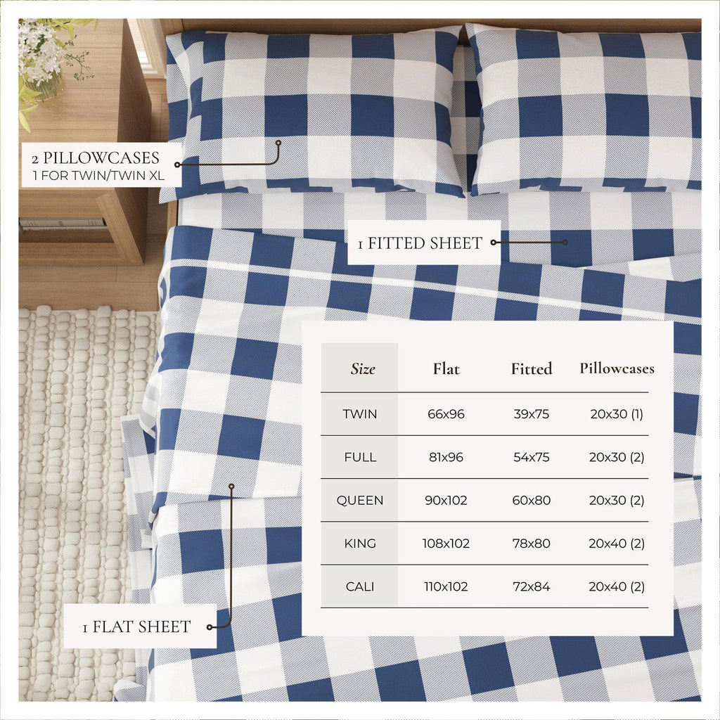 Turkish Cotton Flannel Sheets - Fall & Christmas Themed Flannel Sheets