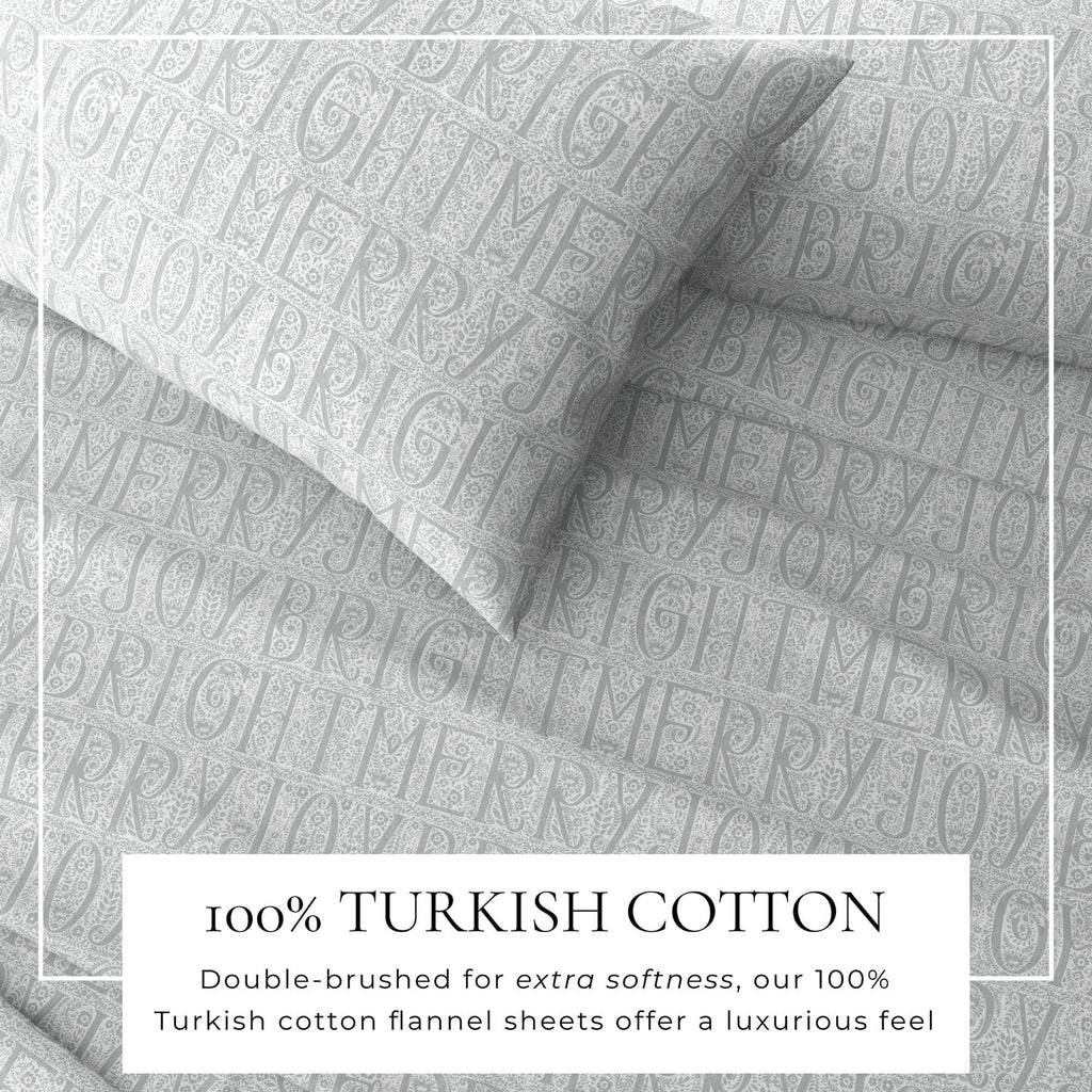 Turkish Cotton Flannel Sheets - Fall & Christmas Themed Flannel Sheets